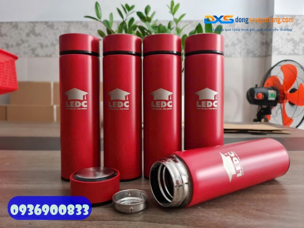 Bình giữ nhiệt quà tặng-Sơn bóng - BGX 001- In logo Thương Hiệu