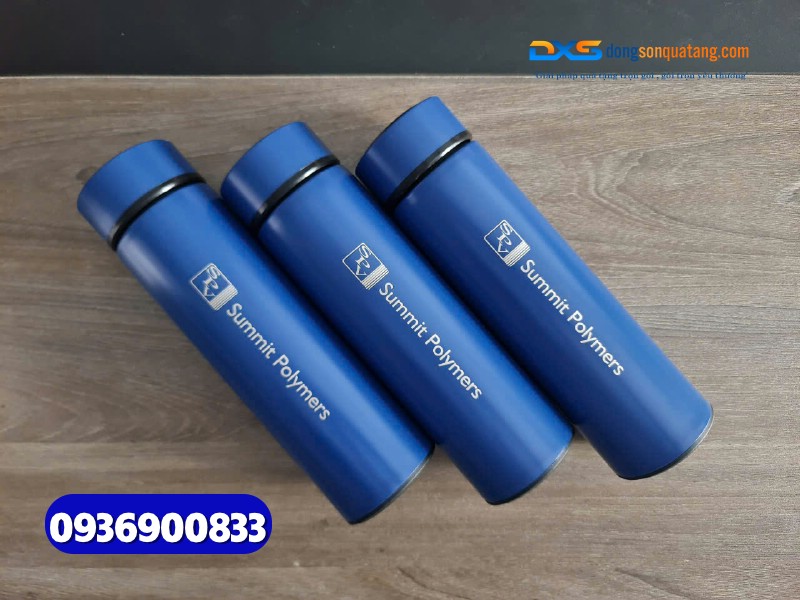 Bình giữ nhiệt quà tặng-Sơn bóng - BGX 001- In logo Thương Hiệu