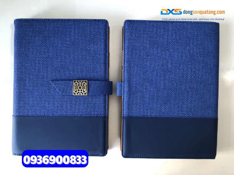 Sổ tay bìa còng gập 2 - STX 004 | in ấn logo làm quà tặng quảng bá Thương Hiệu