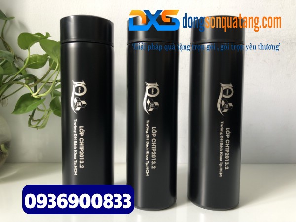 Bình giữ nhiệt in logo Trường ĐH Bách Khoa TP.Hồ Chí Minh 