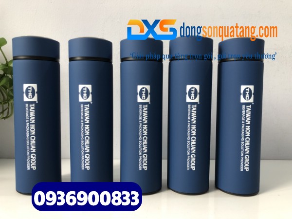 Bình Giữ Nhiệt In logo THC Là Quà Tặng Chiến Lược