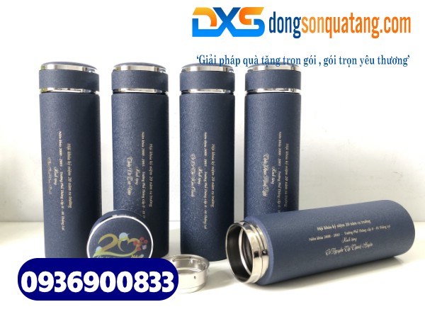 Bình giữ nhiệt cao cấp Inox 304 Màu xanh , dung tích , 500ml