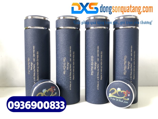 Bình giữ nhiệt cao cấp Inox 304 Màu xanh , dung tích , 500ml