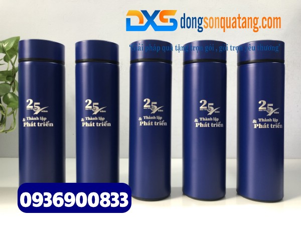 Bình giữ nhiệt inox 304 in logo Công Ty làm quà tặng 