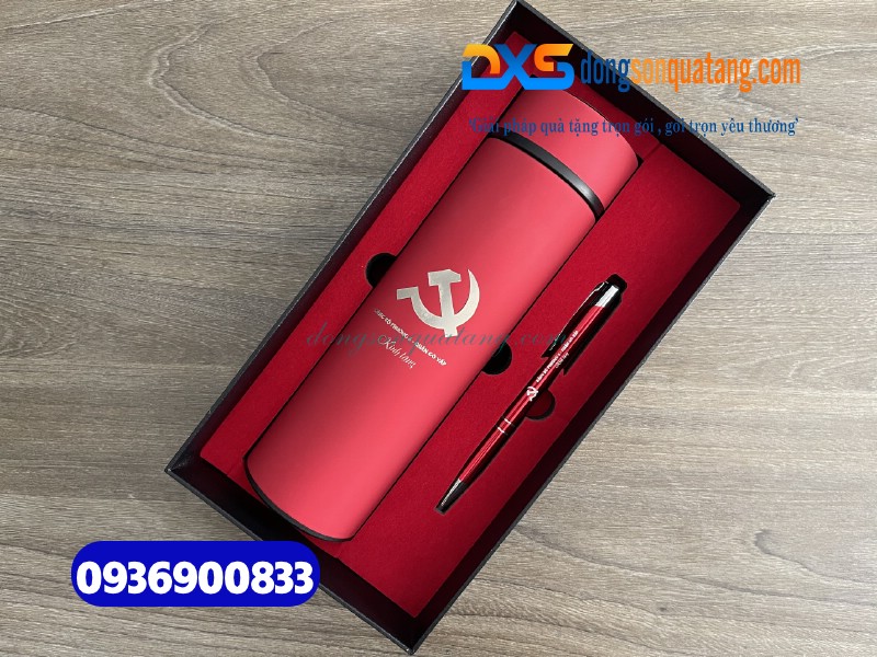 Bộ quà tặng in logo Đảng Bộ Phường 6 - Quận Gò Vấp 
