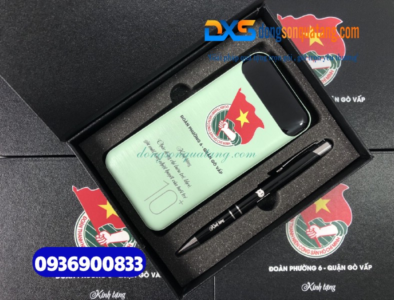 bộ quà tặng in logo Đoàn phường 6 - Quận Gò Vấp
