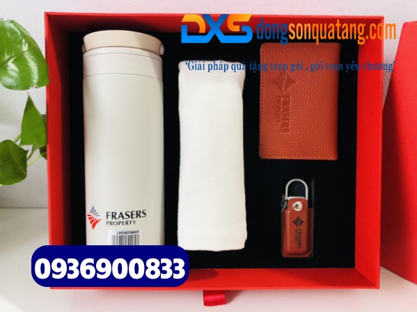 Bộ giftset quà tặng in ấn logo Công Ty FRASERS