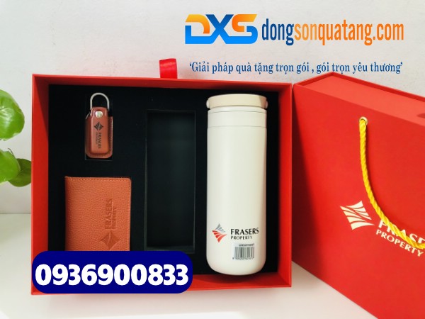 Bộ giftset quà tặng in logo Công Ty FRASERS