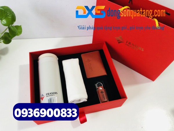 Bộ giftset quà tặng in logo Công Ty FRASERS