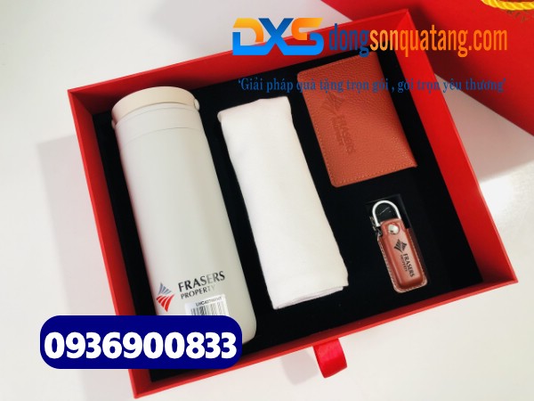 Bộ giftset quà tặng in logo Công Ty FRASERS