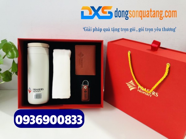 Bộ giftset quà tặng in logo Công Ty FRASERS