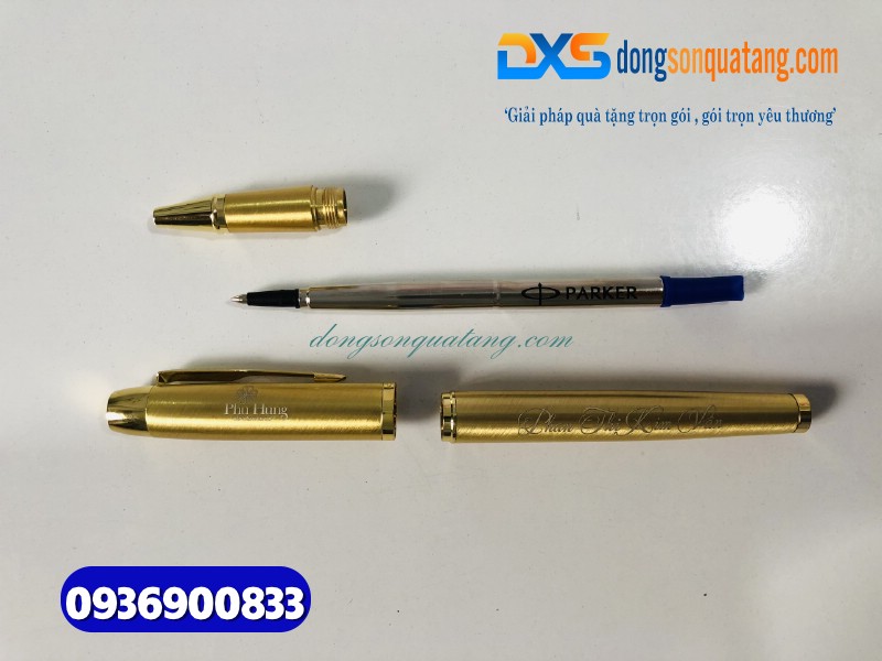 Bút ký Parker IM cao cấp , mạ vàng – Khắc Logo Doanh Nghiệp Phú Hưng