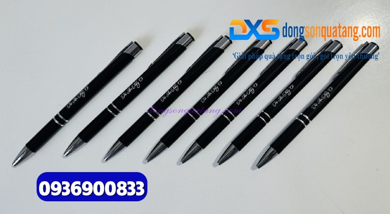 Bút bi kim loại Màu đen - Khác nội dung Tri ân Thầy cô 20-11 