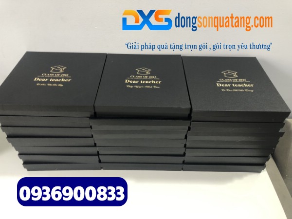 Hộp quà định hình sản phẩm đựng bộ giftset quà tặng in logo