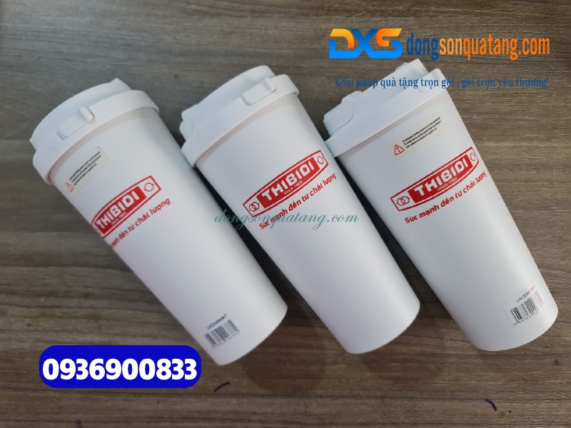 Bình giữ nhiệt LocknLock in khắc logo Công Ty làm quà tặng Quảng Cáo Thương Hiệu