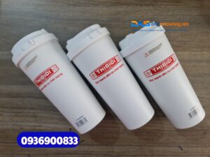 Set quà tết in logo ( Sổ tay bìa còng+ Ly giữ nhiệt chính hãng LocknLock ) in khắc Logo doanh nghiep THIBIDI 