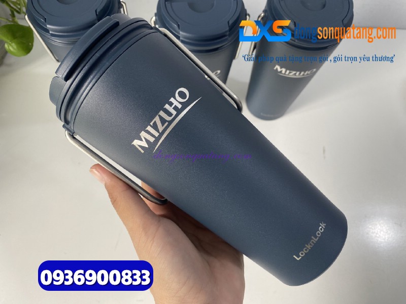 Ly Giữ Nhiệt LocknLock Bucket Tumbler LHC4269 540ml - Khắc logo Ngân Hàng MIZUHO