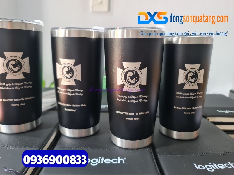 Ly giữ nhiệt khắc Xứ Đoàn TNTT Maria