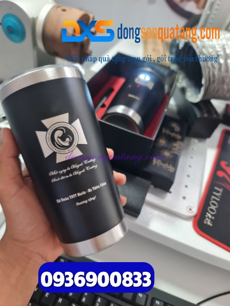 Ly giữ nhiệt khắc Xứ Đoàn TNTT Maria