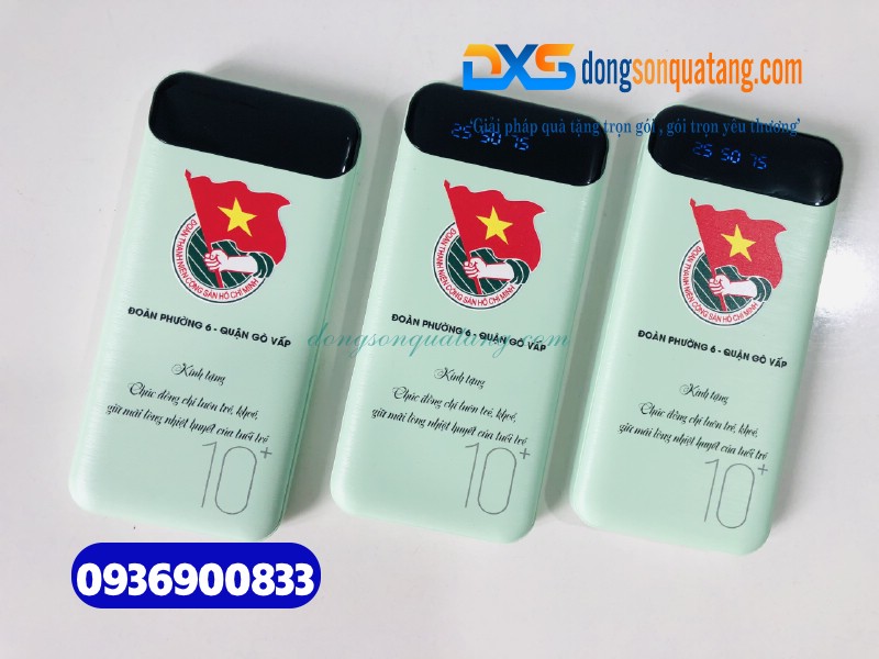Pin sạc dự phòng in logo Đoàn Thanh Niên - Quận Gò Vấp 