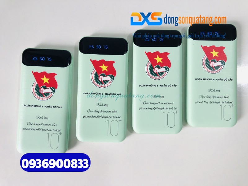 Pin sạc dự phòng in logo Đoàn Thanh Niên - Quận Gò Vấp 