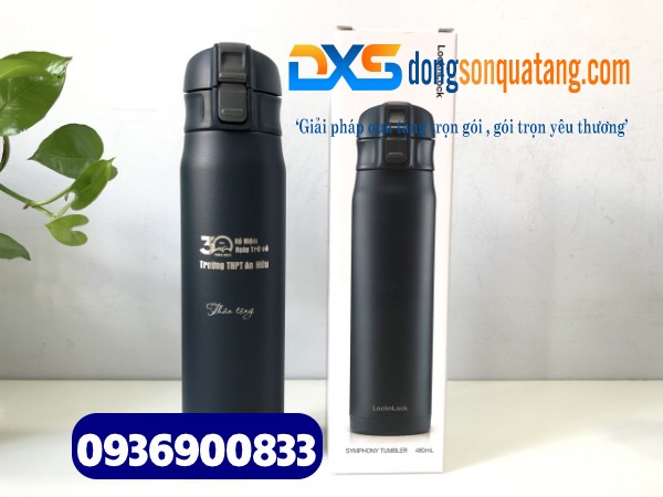 Bình giữ nhiệt Lock&Lock LHC6150 Symphony Tumbler 480ml - Khắc nội dung Kỷ niệm ngày trở về thăm trường 