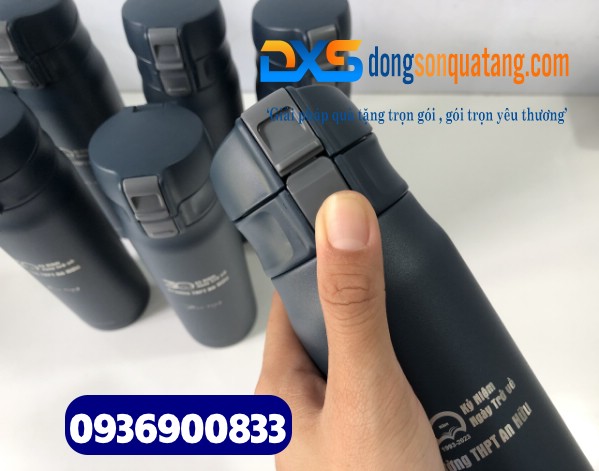 Bình giữ nhiệt Lock&Lock LHC6150NVY 480ml nắp bật một lần chạm