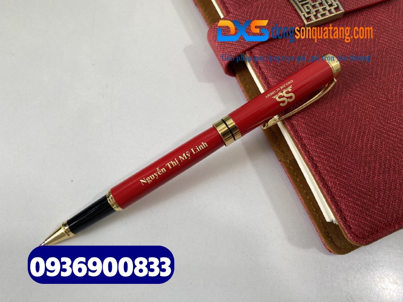 Bút ký kim loại khắc tên , Logo SS 