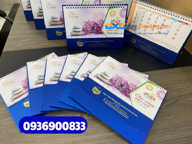 Lịch Tết Để Bàn In Logo Công Ty PORTER