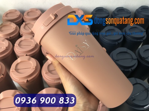 Ly Giữ Nhiệt Lock&Lock Khóa An Toàn LHC3249 In Khắc Logo Thương Hiệu Làm Quà Tặng 