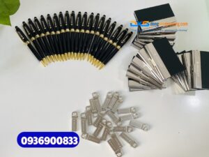 Set quà tặng nhân viên văn phòng ( Usb + Hộp namecard + Bút kim loại )- SQX 021| In logo MEGAJET