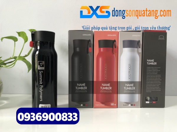 Báo giá bình giữ nhiệt in khắc logo số lượng 50pcs