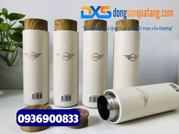 Bình giữ nhiệt Lock&Lock LHC4227WHT - In khắc logo MINI 