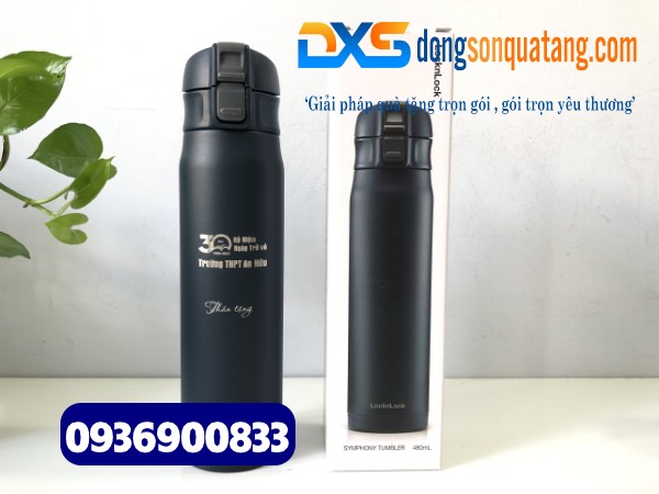 Bình giữ nhiệt Lock&Lock LHC6150 480ml in khắc nội dung 30 năm ngày trở về 