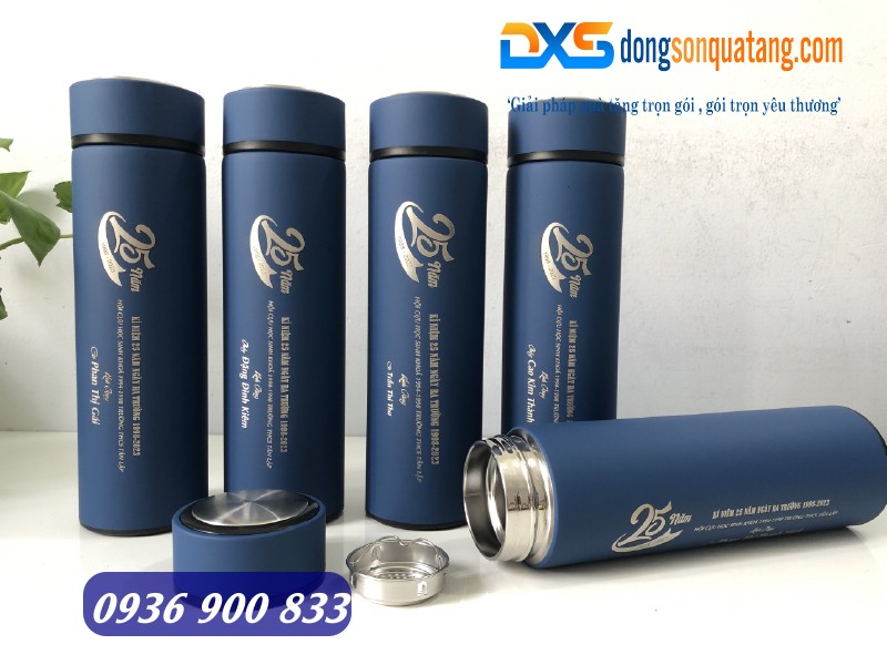 Bình đựng nước inox 304 in theo yêu cầu 