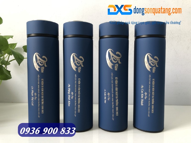 Bình giữ nhiệt in khắc làm quà tặng