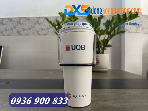 Bình Giữ Nhiệt LocknLock LHC4269 In Logo Ngân Hàng UOB
