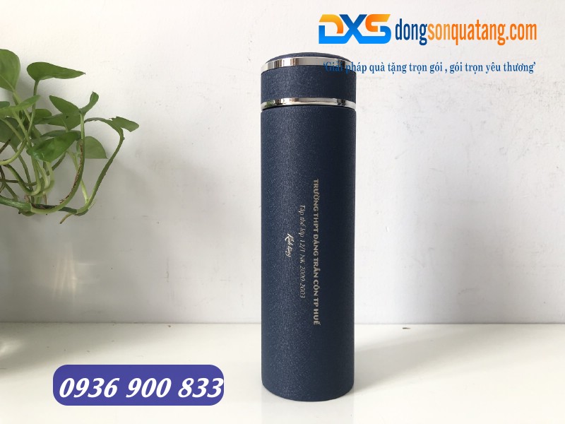 Bình giữ nhiệt màu xanh inox304 cao cấp 