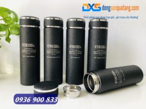 Bình giữ nhiệt khắc logo Trường Đại Học Giao Thông Vận Tải