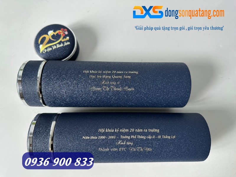 Bình giữ nhiệt quà tặng in khắc theo yêu cầu 