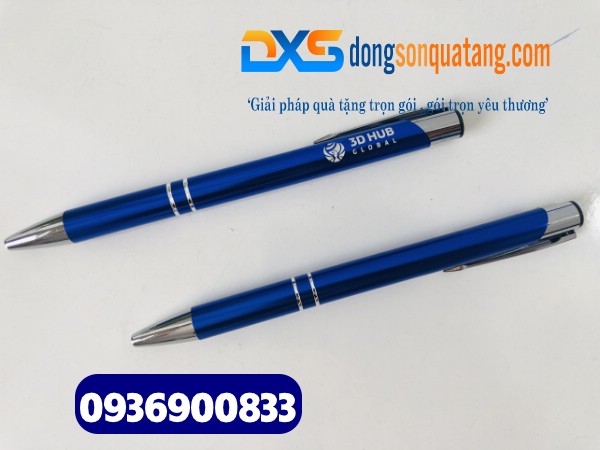 Bút bi vỏ kim loại khắc logo làm quà tặng sự kiện 