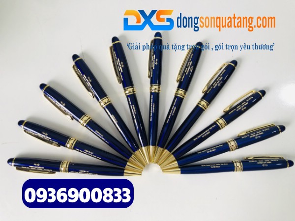 Bút ký kim loại xoay cao cấp in khắc logo , nội dung , slogan theo yêu cầu Doanh Nghiệp 