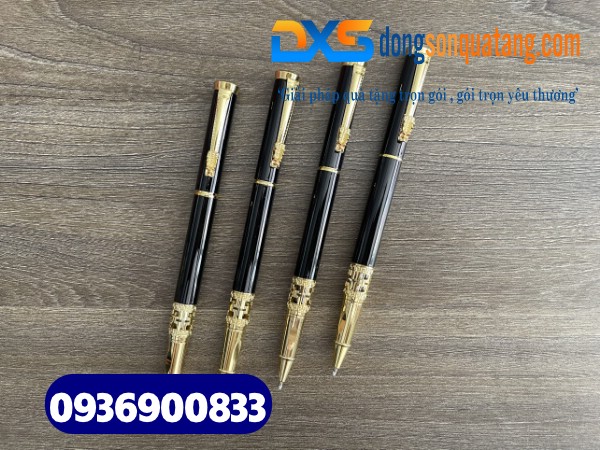 Bút ký kim loại cao cấp - BKX 015 - Màu đen- Nắp đầu rồng
