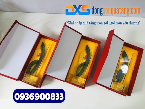 Làm cúp pha lê theo yêu cầu HCM