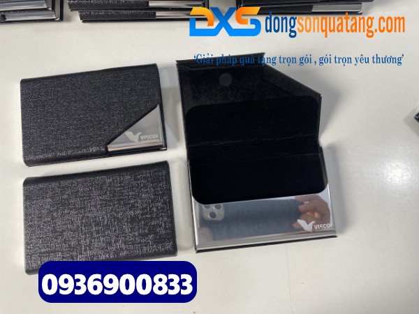 Hộp NameCard Da Pu Khắc Tên