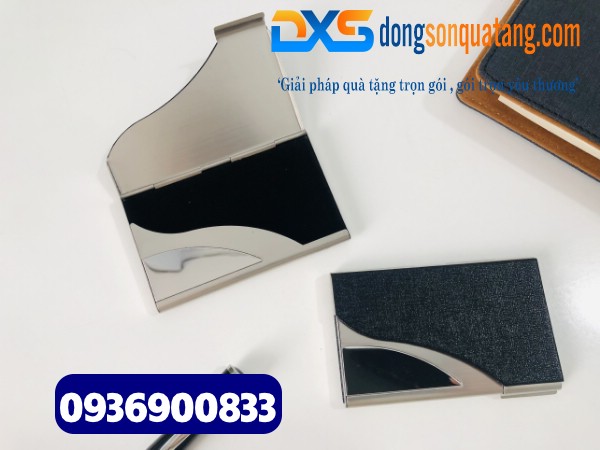 Hộp Đựng Name Card Inox In Khắc Logo Thêo Yêu Cầu