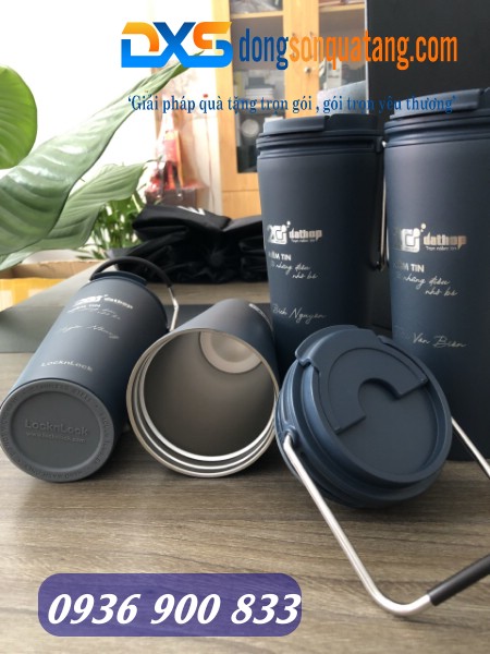 Ly Giữ Nhiệt Lock&Lock LHC4269 In Logo Đất Hợp 