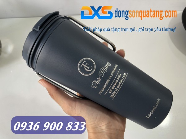 Ly Giữ Nhiệt LocknLock LHC4269 Khắc Logo TC Làm Quà Tặng Vinh Danh 