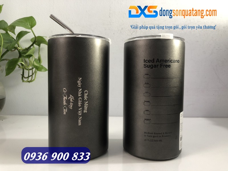 quà tặng thầy cô số Ly giữ nhiệt khắc tên làm quà tặng thầy cô