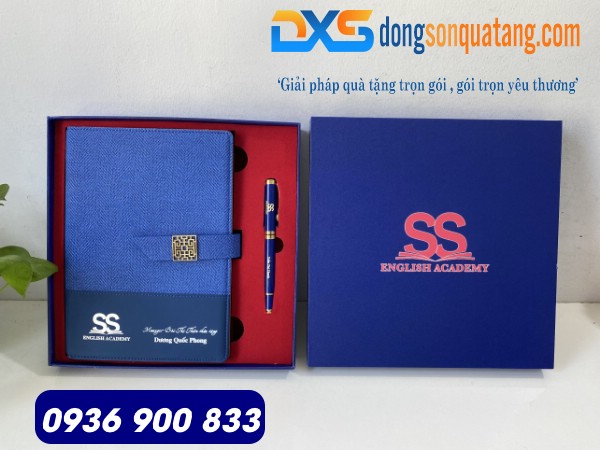 Bộ quà tặng sổ bút in khắc theo yêu cầu